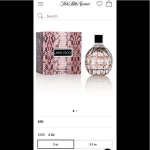 New JIMMY CHOO Eaude Parfum 2 oz